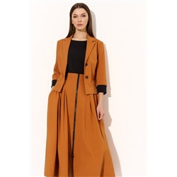 DiLiaFashion 0748 рыжий, Юбка,  Жакет
