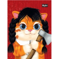 MyArt. MeowBook СКЕТЧБУК. Котик не в настроении