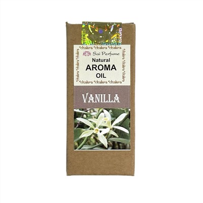 Natural Aroma Oil VANILLA, Shri Chakra (Натуральное ароматическое масло ВАНИЛЬ, Шри Чакра), 10 мл.
