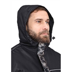 Костюм демисезонный "БАРС-ВЕСНА/ОСЕНЬ" куртка/брюки, цвет: кмф "Фантом"/черный, тк:Алова /Таслан
