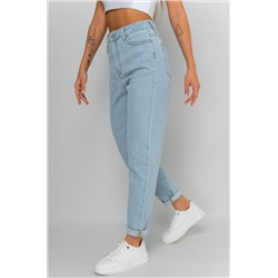 Женские джинсы мом с высокой посадкой Happyfox