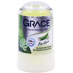 ALOE VERA Crystal Deodorant, Grace (АЛОЭ ВЕРА кристальный алунитовый дезодорант, Грэйс), 70 г.