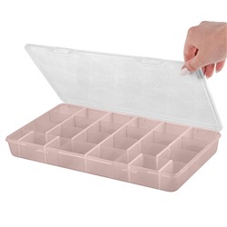 Органайзер для мелочей Keeplex Fiori с разделителями XL 35,5х20х4,5см KL401710005 бежевый топаз