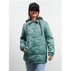 Куртка-рубашка для девочки ментол