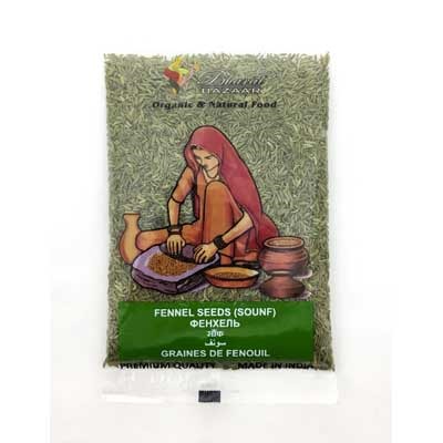 FENNEL SEEDS (SOUNF) Bharat Bazaar (Семена фенхеля, Бхарат Базар), 100 г.