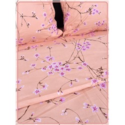 Постельное белье Шуйская бязь Сакура персик 6698-4
