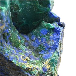 Коллекционный камень азурмалахит 110*79*58мм, 447г