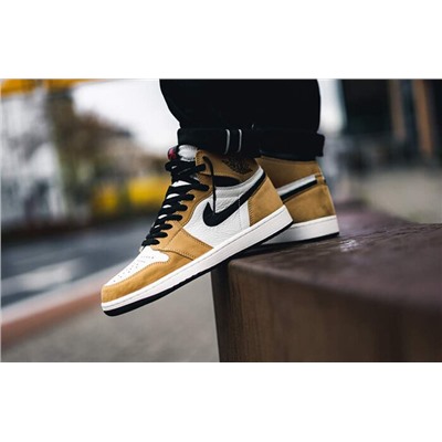 Air Jordan 1 High OG Rookie of the Year Gold Black 555088-700