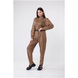 Ivera 6041 коричневый, песок, Брюки,  Джемпер