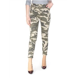 Q245-70 Брюки женские скинни MILITARY (98% хлопок, 2% эластан) размер W26
