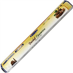SANDAL CINNAMON, Satya (Благовония САНДАЛ КОРИЦА, Удача. Любовь. Сила, Сатья), шестигранник, 20 палочек.