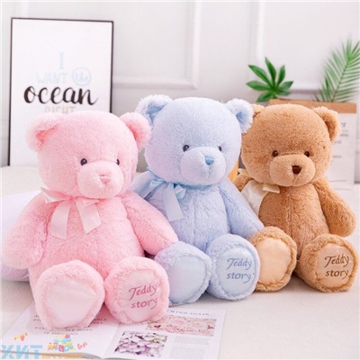 Мягкая игрушка Мишка 90 см mish90, mish90-blue, mish90-pink, mish90-brown, mish90-white