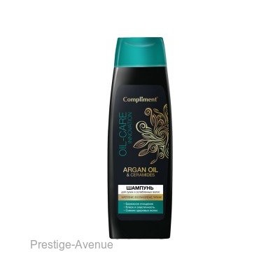 Compliment ARGAN OIL & CERAMIDES Шампунь  для сухих и ослабленных волос, 400мл