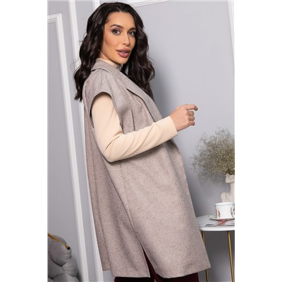 Жилет костюмный Жюлли (бежевый) Б14487-4М