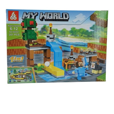 Конструктор My World 201дет. 29*21см / 66067-3