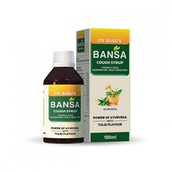 BANSA Cough Syrup, DR. Basu's (БАНСА, Сироп от кашля, Доктор Басу), 100 мл. - СРОК ГОДНОСТИ ДО 31 МАЯ 2025 ГОДА