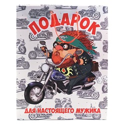 Пакет подарочный бумажный 26*32*14
