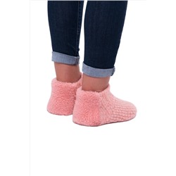 Носочки КОМБИ "БУКЛЕ" цвет ЛОСОСЬ