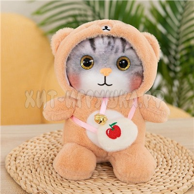 Мягкая игрушка Котик в костюме 30 см в ассортименте catk30, catk30