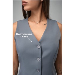 Женский костюм с жилетом и юбкой Happyfox