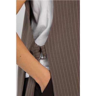 Жилет Рабочий день (кофе) Б14214-4М