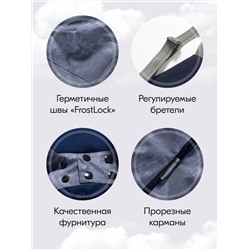 Горнолыжный костюм зимний для мальчика темно-серого цвета 9421TC