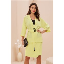 Lissana 4698 желтый, Блуза,  Юбка,  Жакет