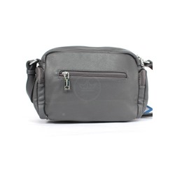 Сумка женская искусственная кожа VSH-V-0222,  1отд,  плечевой ремень,  серый 257472