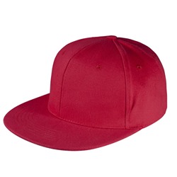 Бейсболка Unit Snapback с прямым козырьком, красная