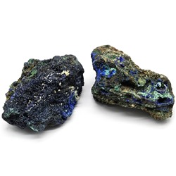 Азурмалахит камень 67*63*31мм, 130-139г.