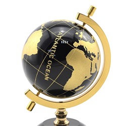 Глобус из обсидиана "Планета земля" 80*69*125мм