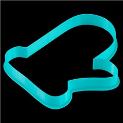 Вырубка для пряника "Варежка" пластик, 11 см