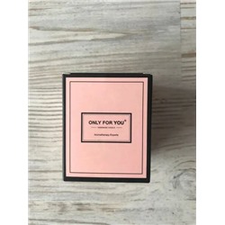 ONLY FOR YOU Handmade candle ORANGE & SANDALWOOD (Свеча ароматическая АПЕЛЬСИН И САНДАЛ, высота 6 см.), 1 шт.