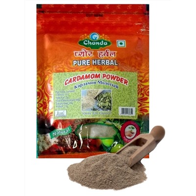 CARDAMOM POWDER, Chanda (КАРДАМОН МОЛОТЫЙ, Чанда), 50 г.