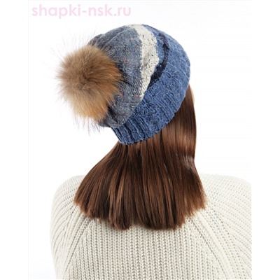 6717 Шапка женская флис (56-58)
