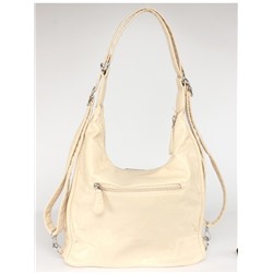 Сумка женская искусственная кожа Guecca-RY 803  (рюкзак-change),  1отд+карм/перег,  св. бежевый 255372