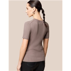 Джемпер тонкой вязки из вискозы с нейлоном