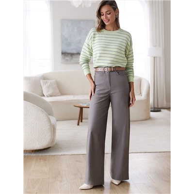 Джемпер из хлопка с люрексом