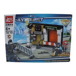Конструктор Swat  Antiburst Защита Тюрьмы 192дет. 26*19см / коробка 6735С