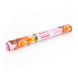 CINNAMON ROSE Premium Incense Sticks, Zed Black (КОРИЦА РОЗА премиум благовония палочки, Зед Блэк), уп. 20 палочек.