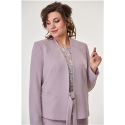 T&N 7360 пудра_темная+«нежный_принт», Блуза,  Юбка,  Жакет