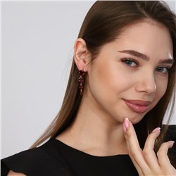 Серьги коллекция "Дубай", покрытие позолота, А01651, арт.747.224