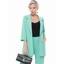 Костюм брючный мятного цвета