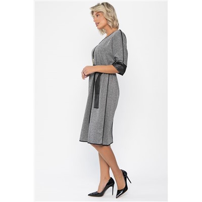 Платье Селин (серое) П11302