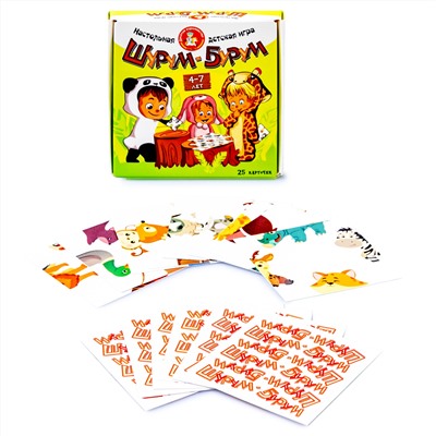 Настольная игра для детей «Шурум-Бурум» (животные)