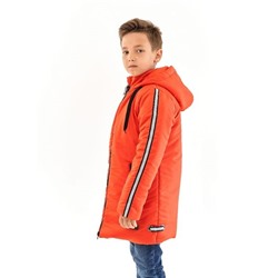 Полупальто для мальчика красный
