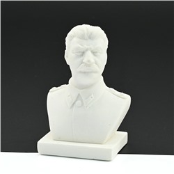 Фигурка из мрамолита "Бюст сталина малый" 35*45*67мм