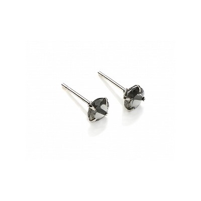 Серьги-гвоздики PR1469 -8 серый