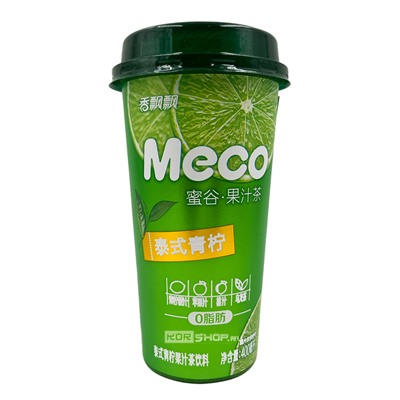 Напиток фруктовый чай Улун со вкусом лимон-лайм, Meco, Китай, 400 мл Акция