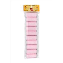 Набор ниток (10 шт) SF-7767, светло-розовый №10